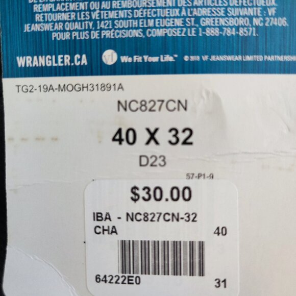 Wrangler outdoor cargo pants lightweight grey men's size 40X32 - Picture 8 of 15